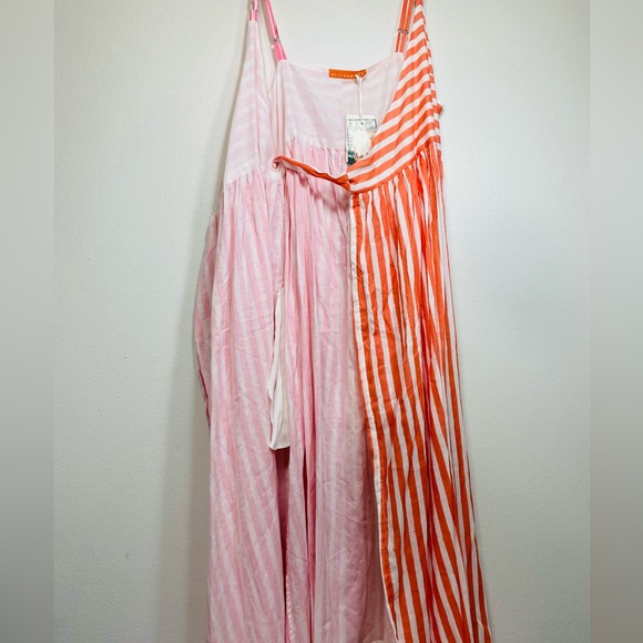 NWT Oliphant Sleeveless Wrap Dress Nassau Pink Size L - Picture 6 of 10